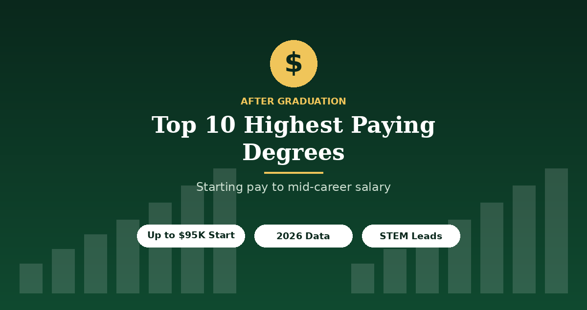 Top 10 Highest Paying Degrees After University Graduation