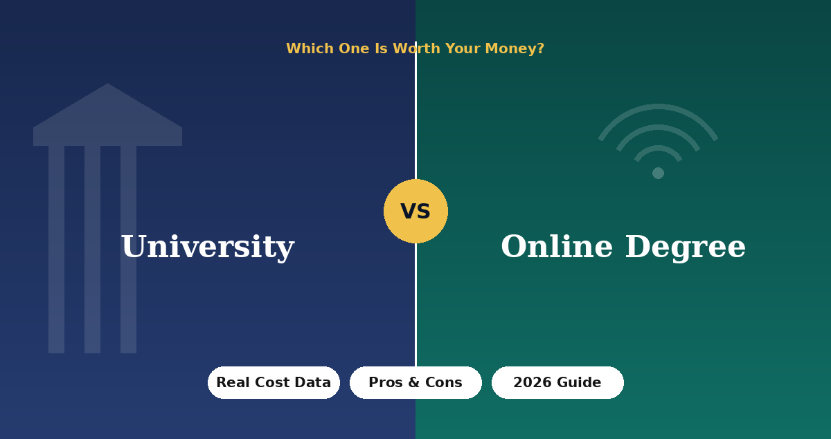 University vs Online Degree – Which One is Worth Your Money?